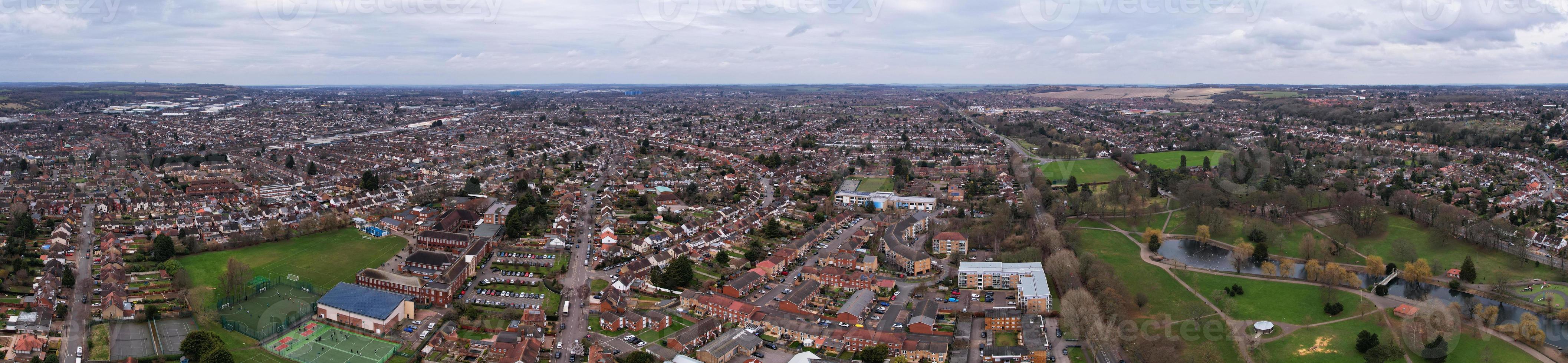 mais bela vista panorâmica e imagens aéreas da inglaterra grã-bretanha foto