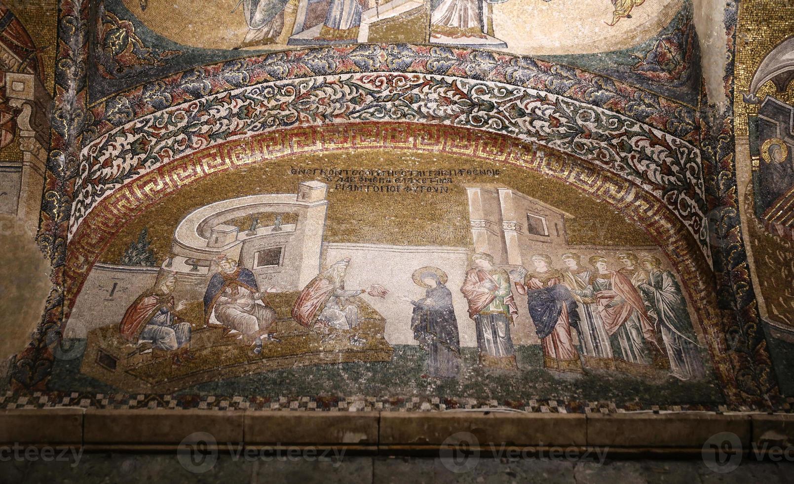 Chora igreja em Istambul, Turquia foto