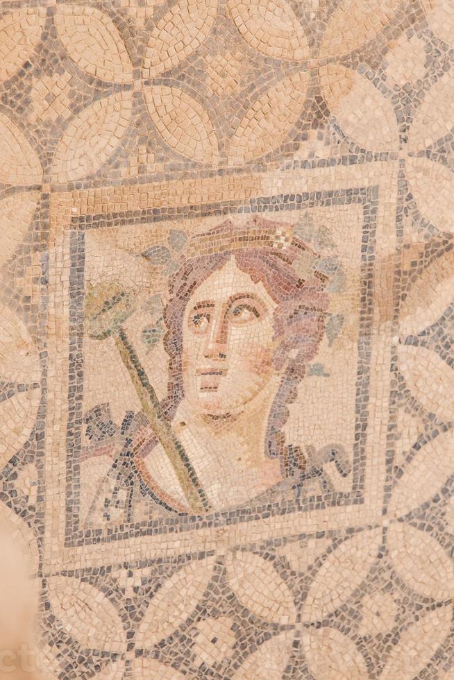 mosaico em casas de terraço, cidade antiga de éfeso foto