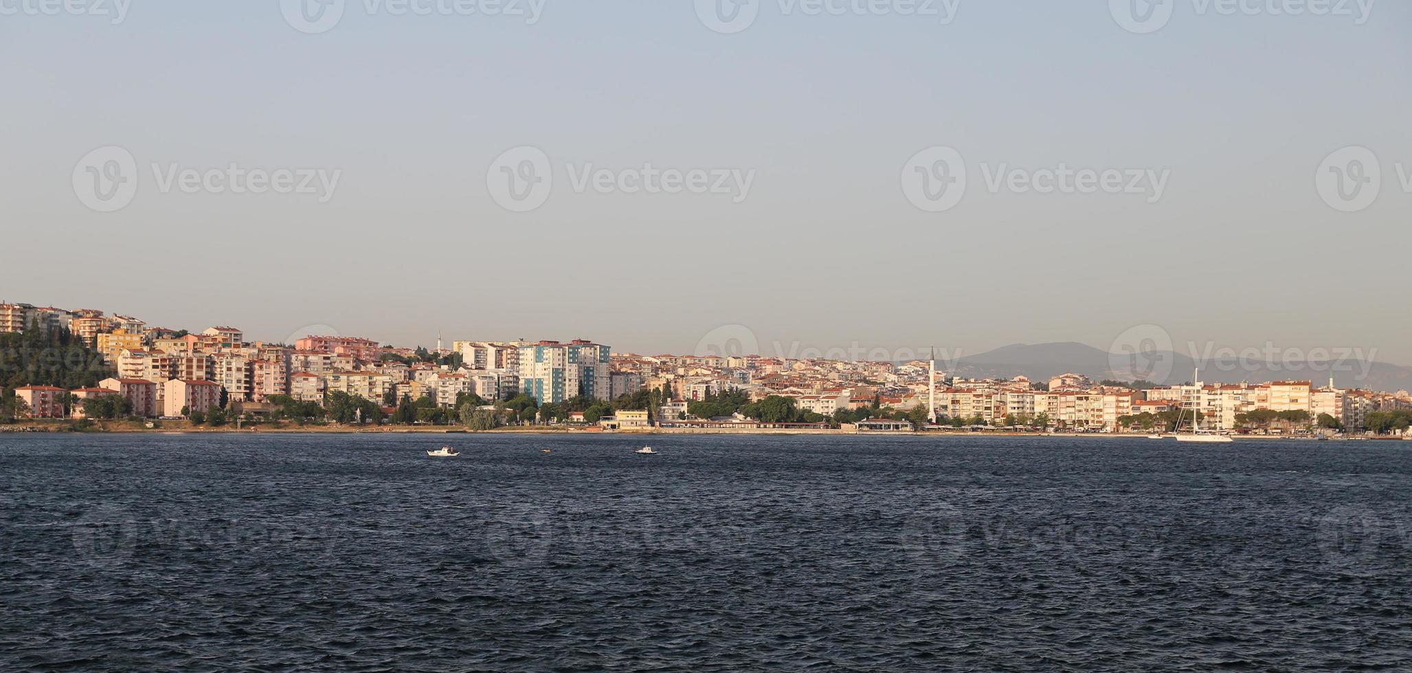 cidade de canakkale na turquia foto