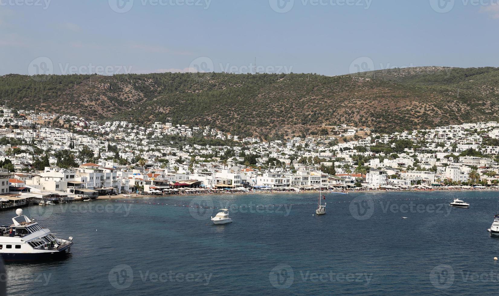 cidade de bodrum na turquia foto