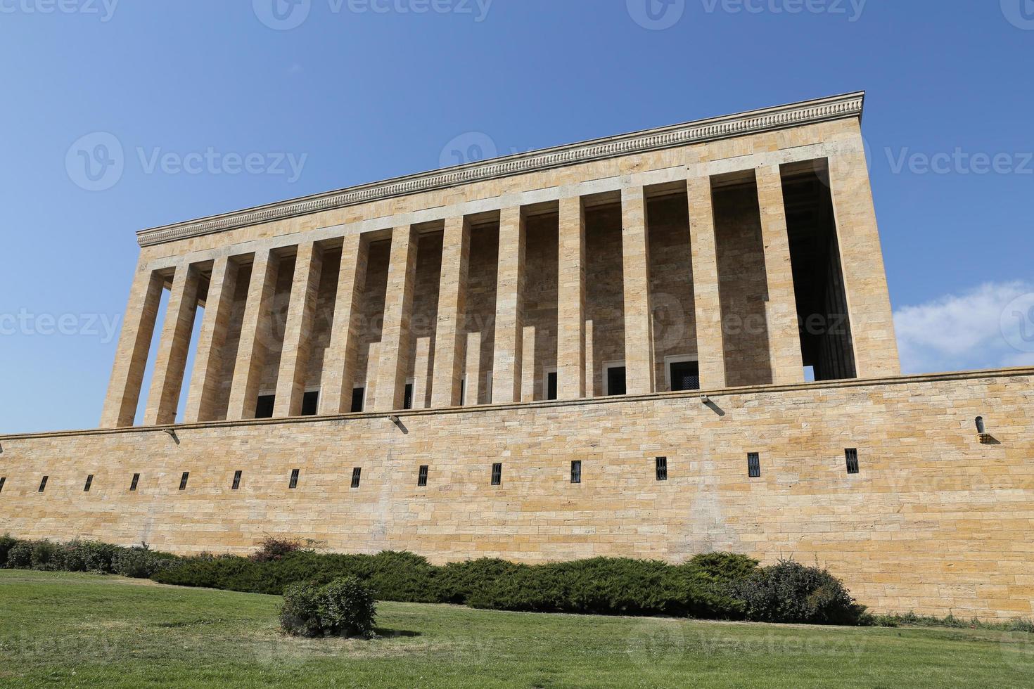 mausoléu de anitkabir de mustafa kemal ataturk em ancara foto