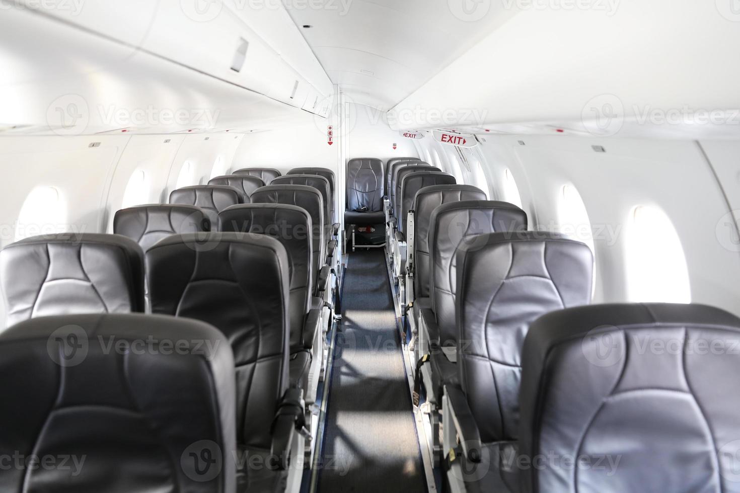 cabine de avião de um avião foto