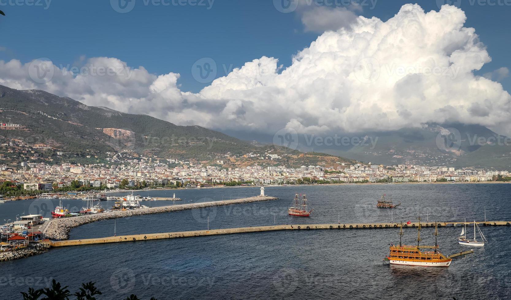 cidade de alanya em antalya, turquia foto