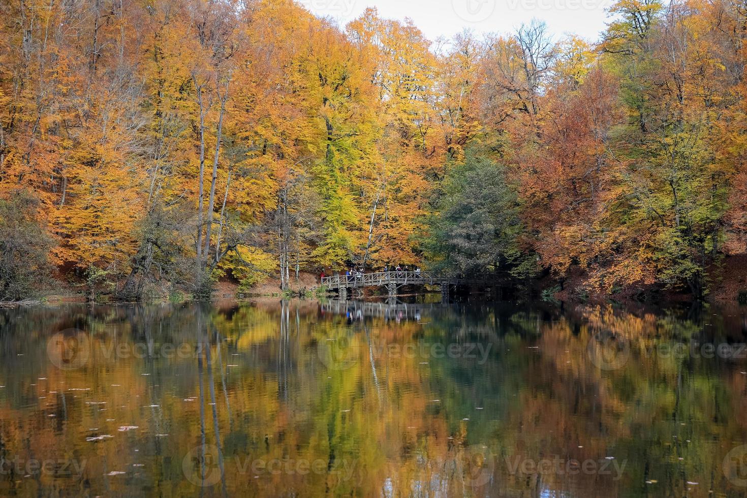 lago buyuk no parque nacional yedigoller, turquia foto