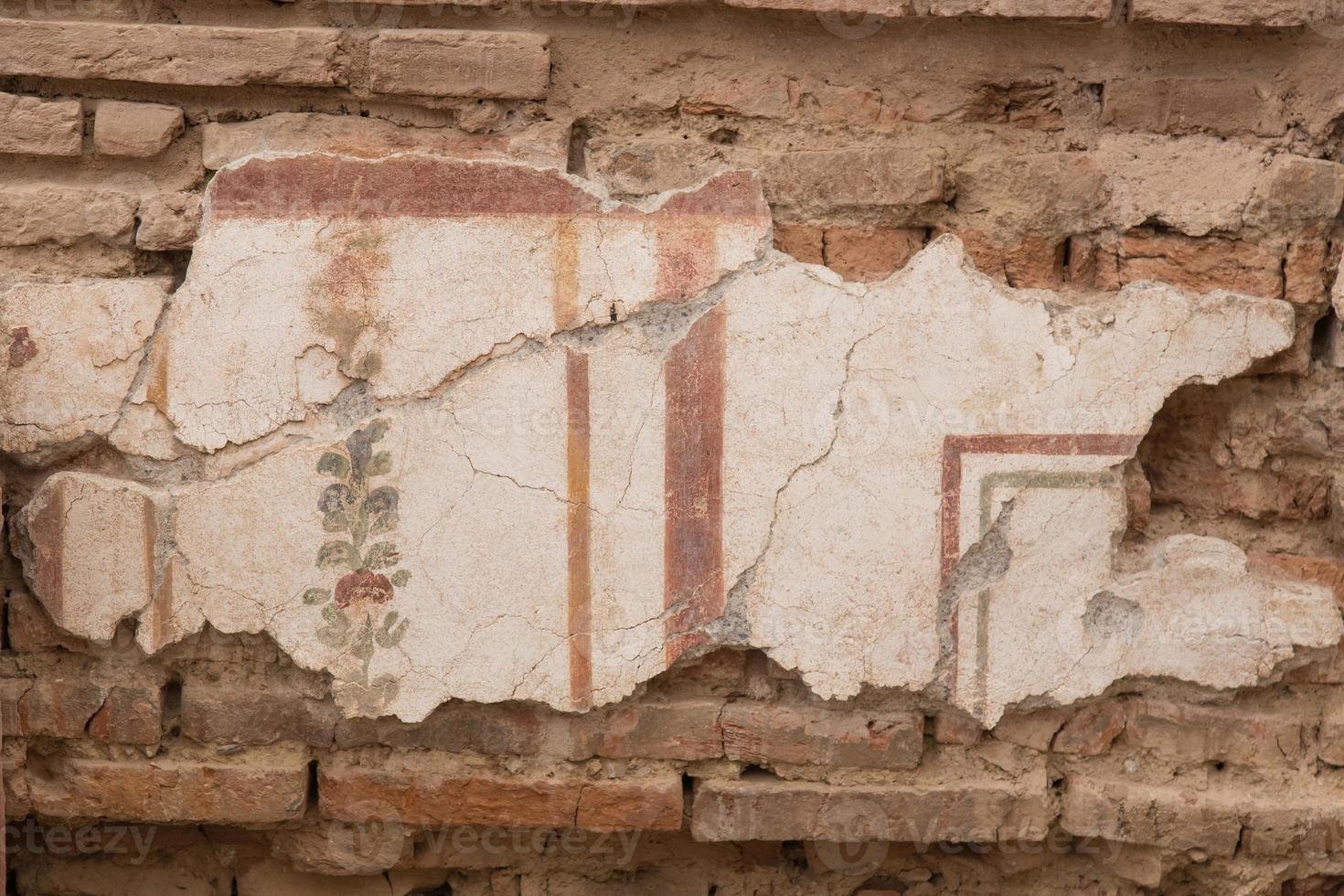 desenhos em casas de terraço, cidade antiga de éfeso foto