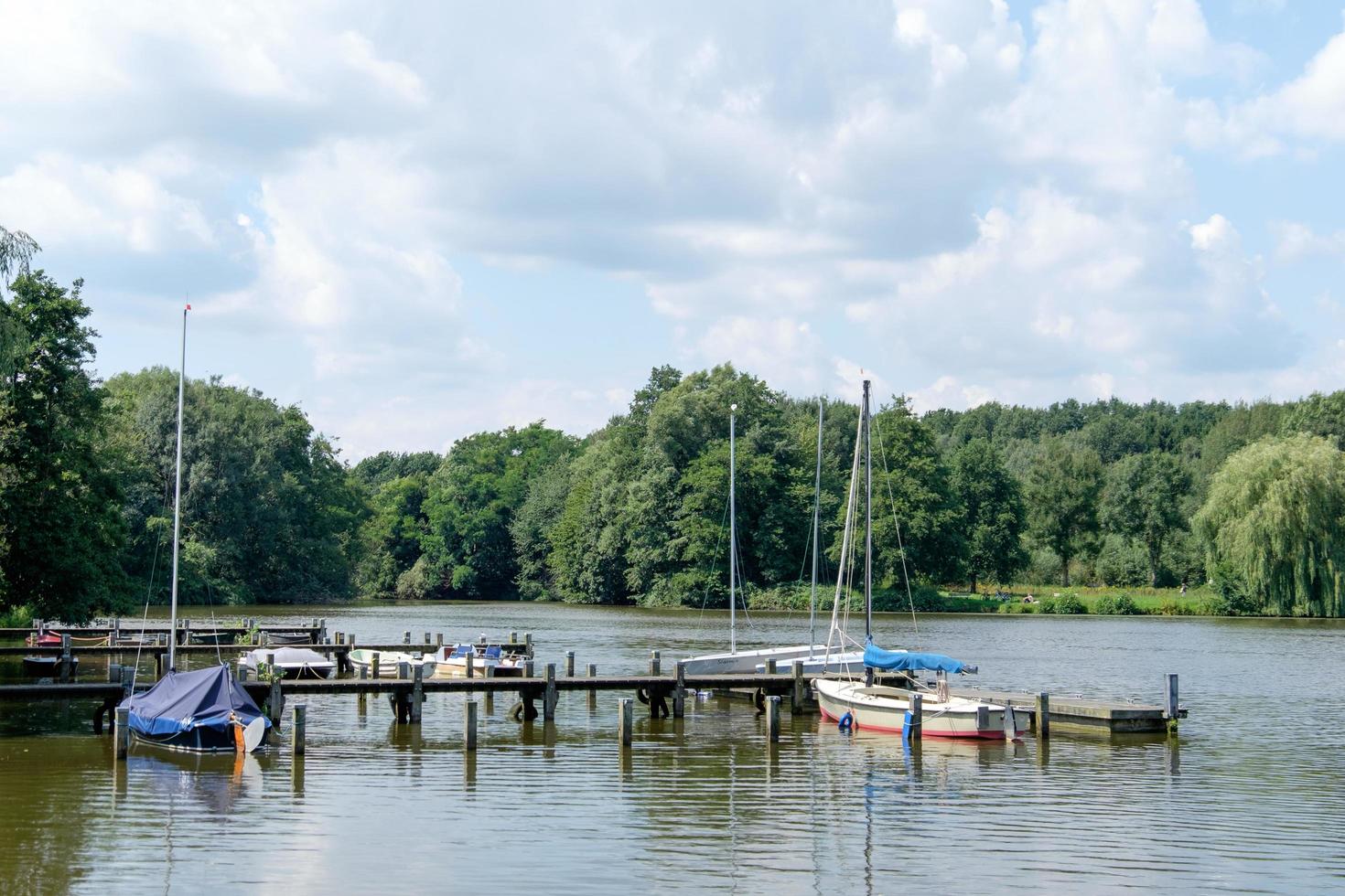 pequeno lago na Vestfália foto