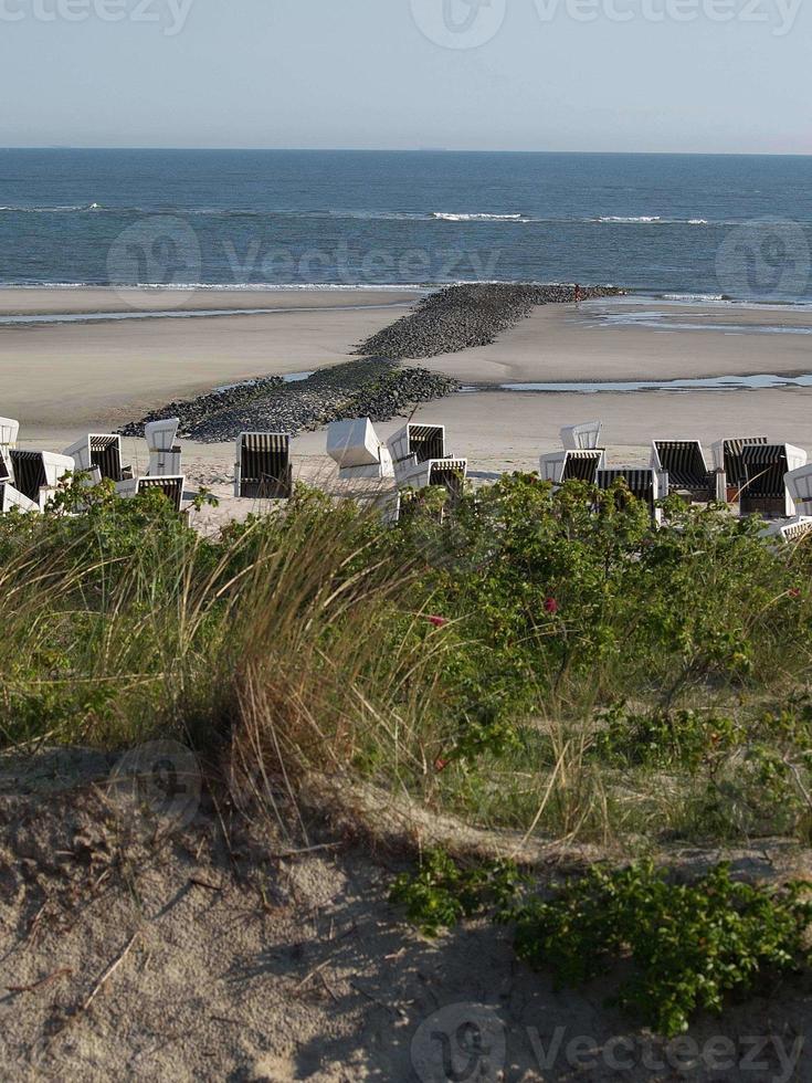 a ilha de Wangerooge na Alemanha foto