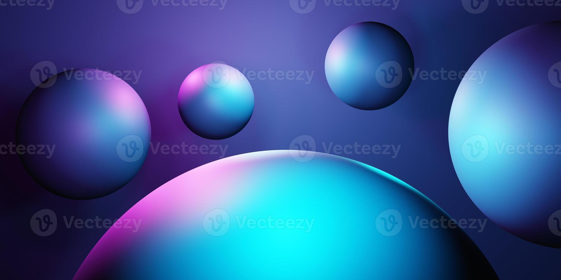 renderização 3D de fundo mínimo abstrato roxo e azul. cena para publicidade, tecnologia, vitrine, banner, cosmético, moda, negócios, esporte, metaverso. ilustração de ficção científica. exibição do produto foto