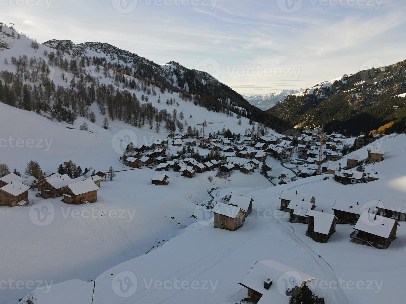 inverno em malbun, liechtenstein foto