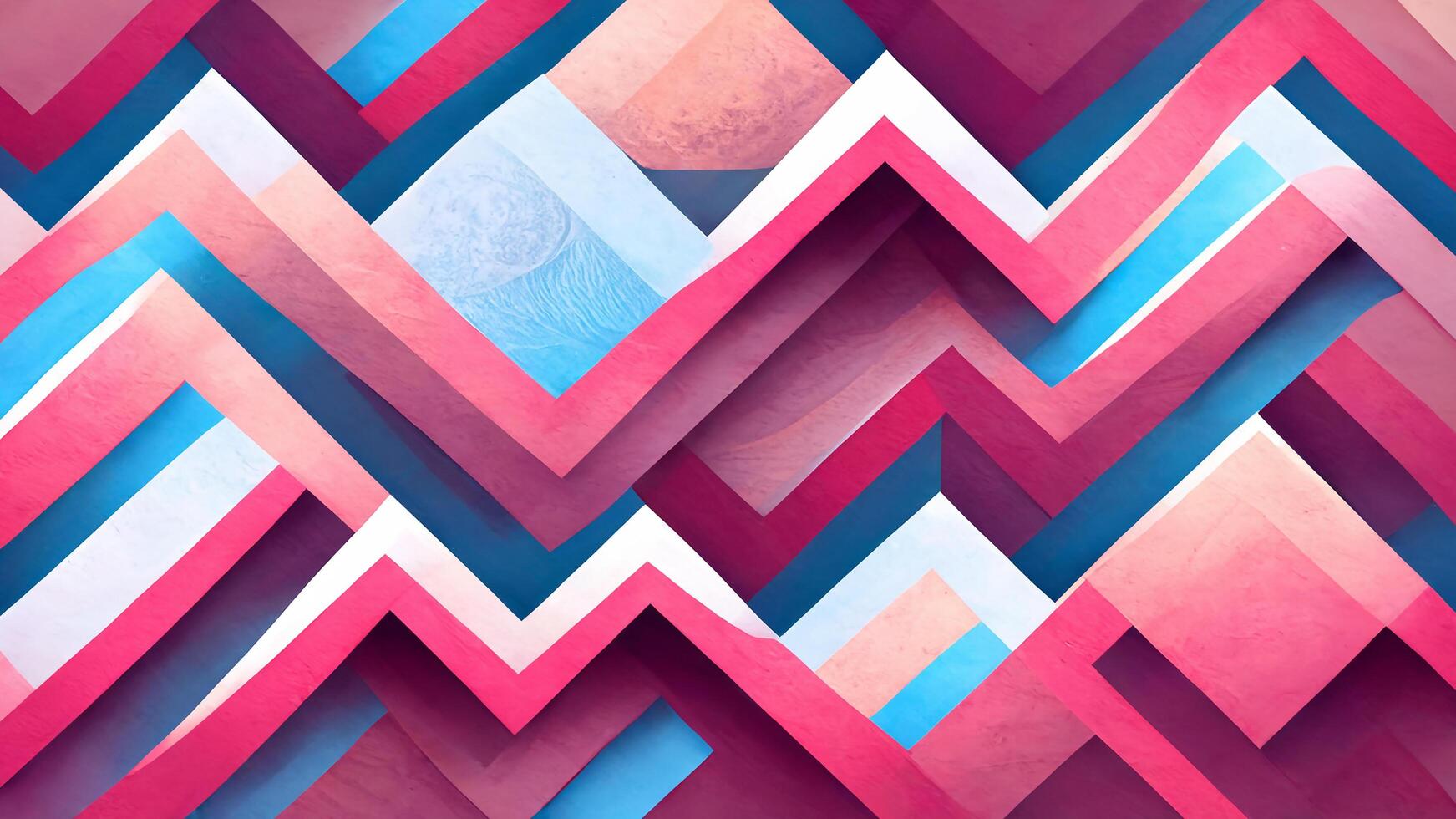 resumo de fundo geométrico de onda retrô estilo rosa e azul, textura e papel de parede para o produto foto