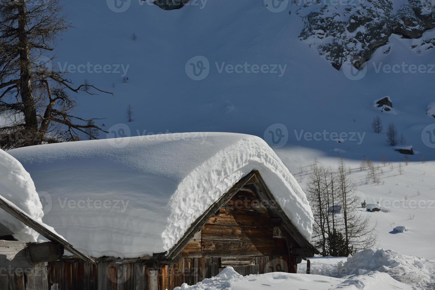 natureza inverno montanha foto