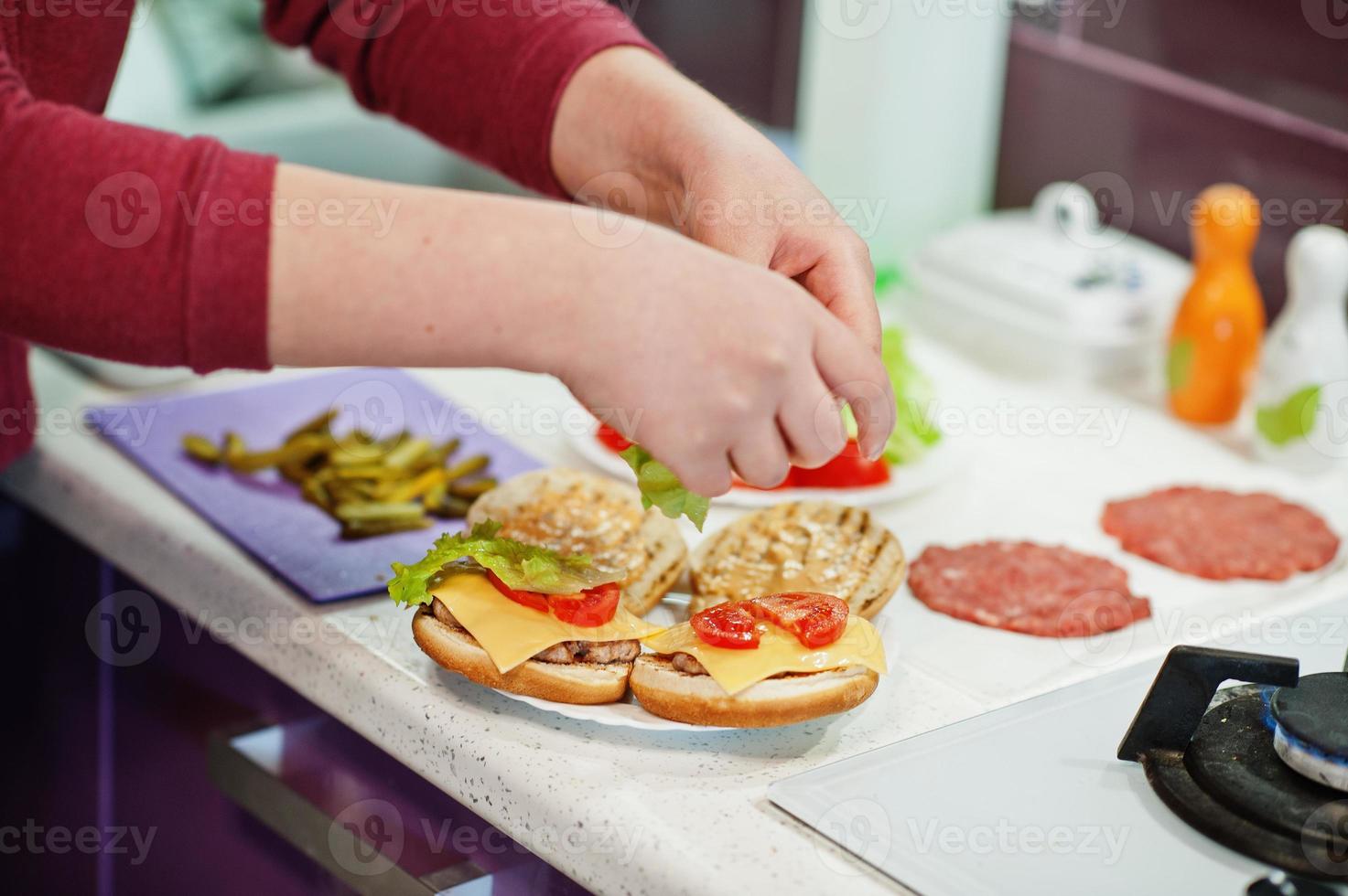 cozinhar na cozinha foto