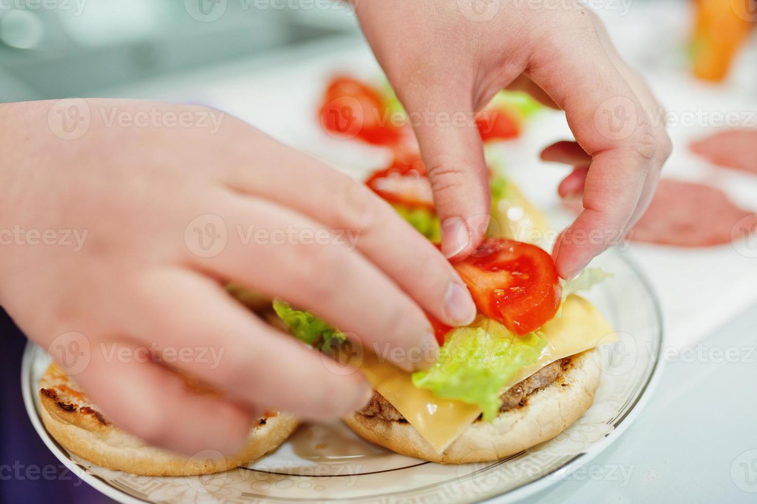 cozinhar na cozinha foto