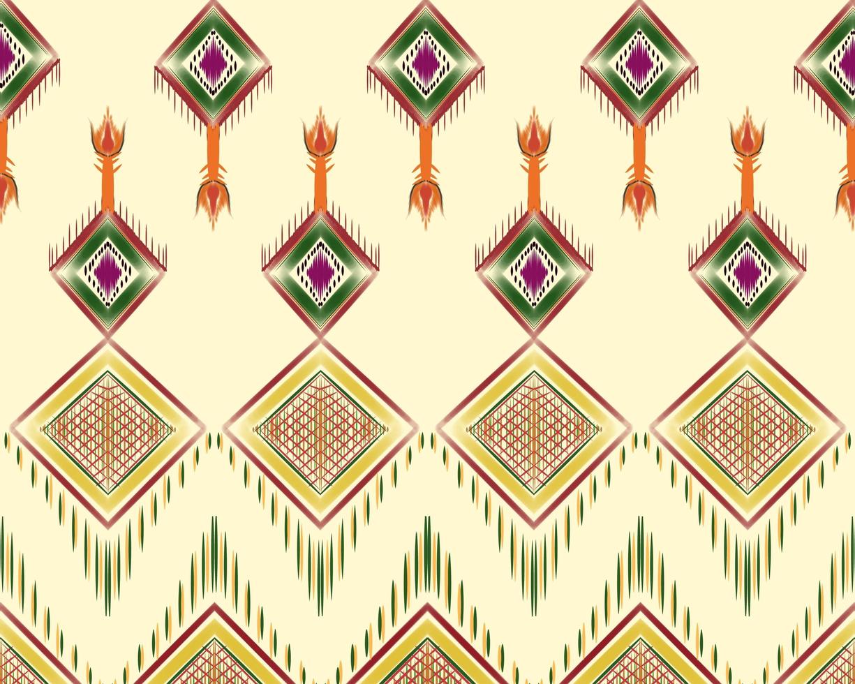 padrão de arte ikat roupas asiáticas africanas nativas americanas imprime fundo abstrato foto