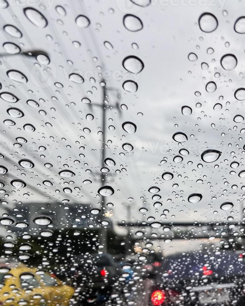 a gota de chuva foto