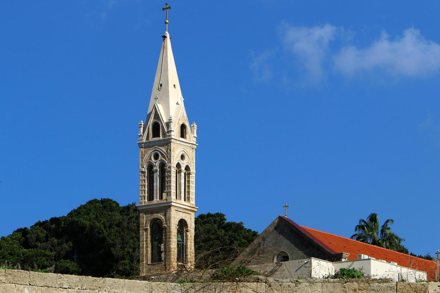 acre israel 11 de novembro de 2021. edifícios e estruturas religiosas na cidade. foto