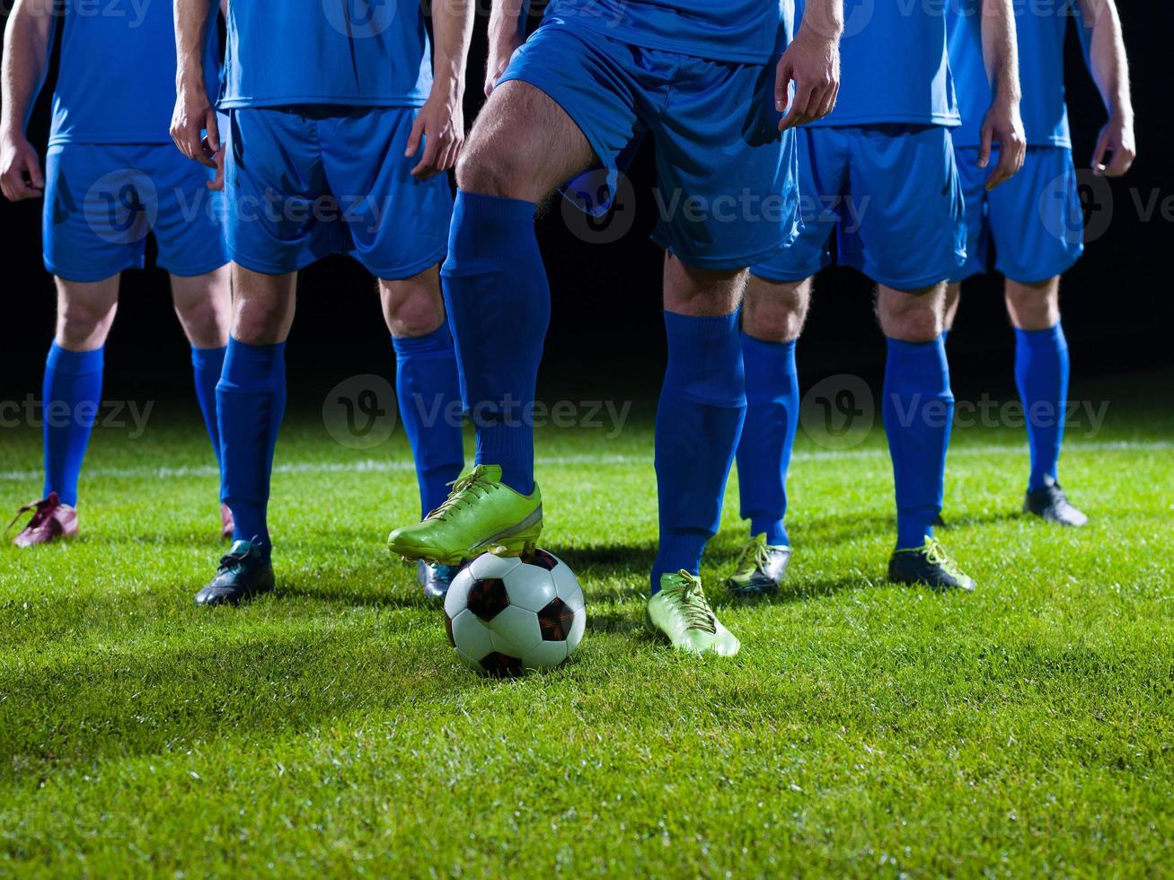 time de jogadores de futebol foto