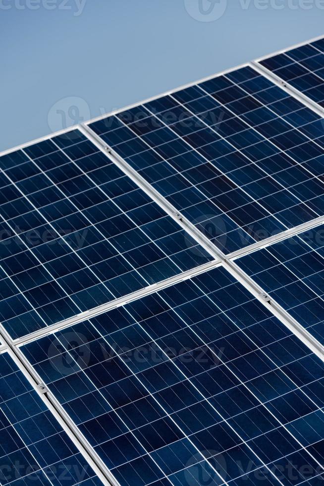 fábrica de painéis solares foto