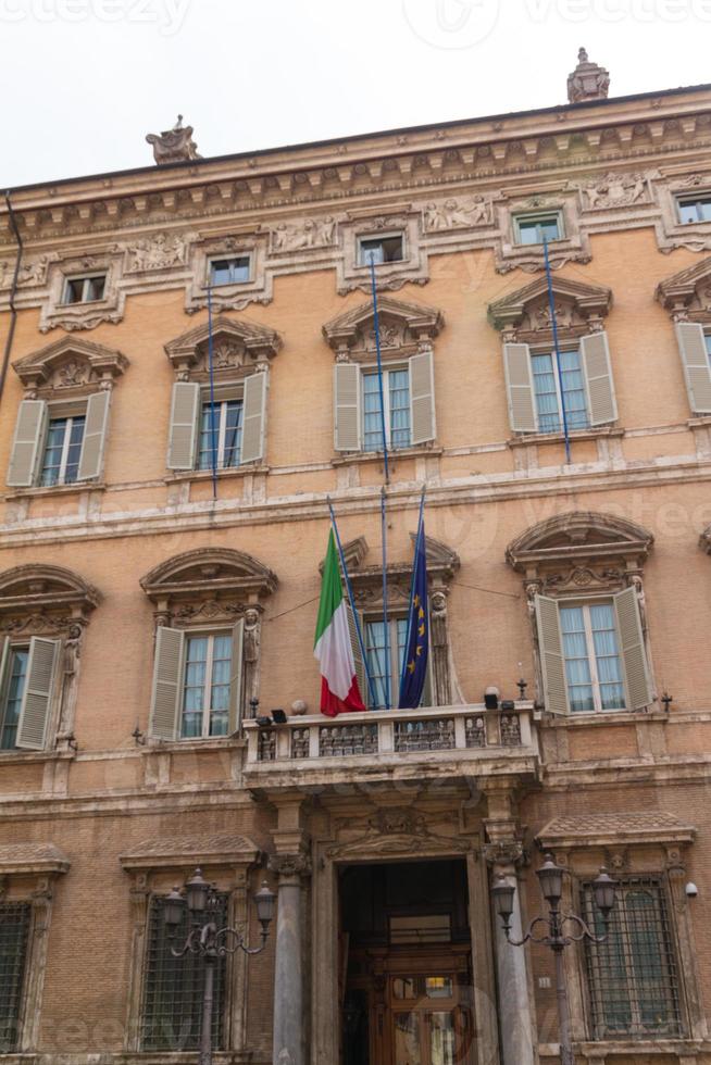 Roma, Itália. detalhes arquitetônicos típicos da cidade velha foto