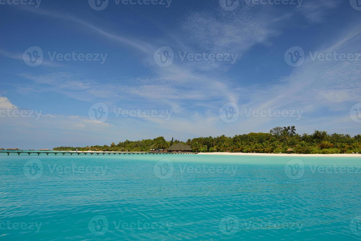 paisagem de praia tropical foto