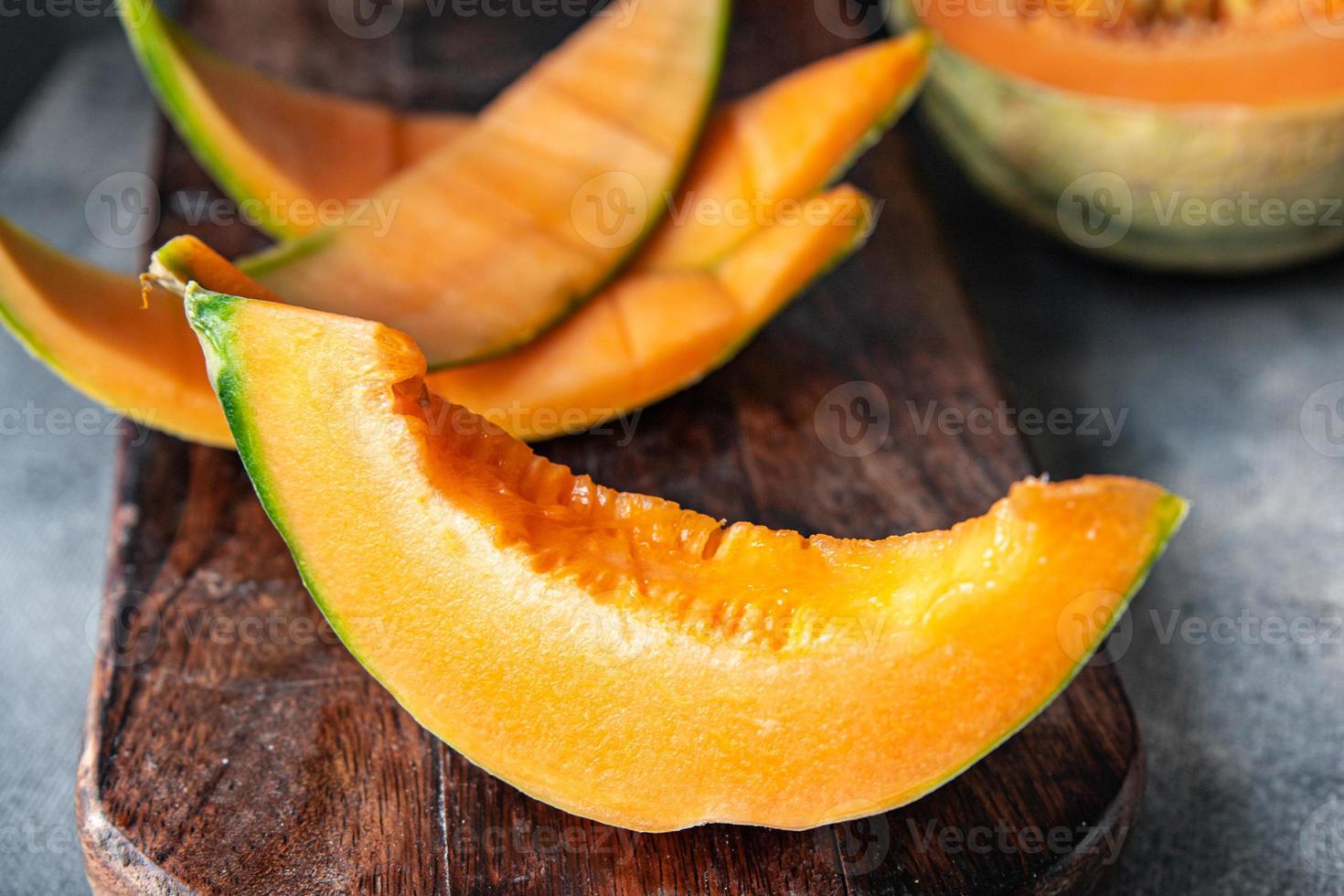 melão frutas charentais charente doce sobremesa refeição fresca comida lanche na mesa cópia espaço fundo de comida foto