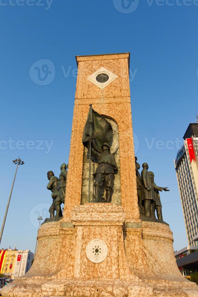 taksim monumento da república foto