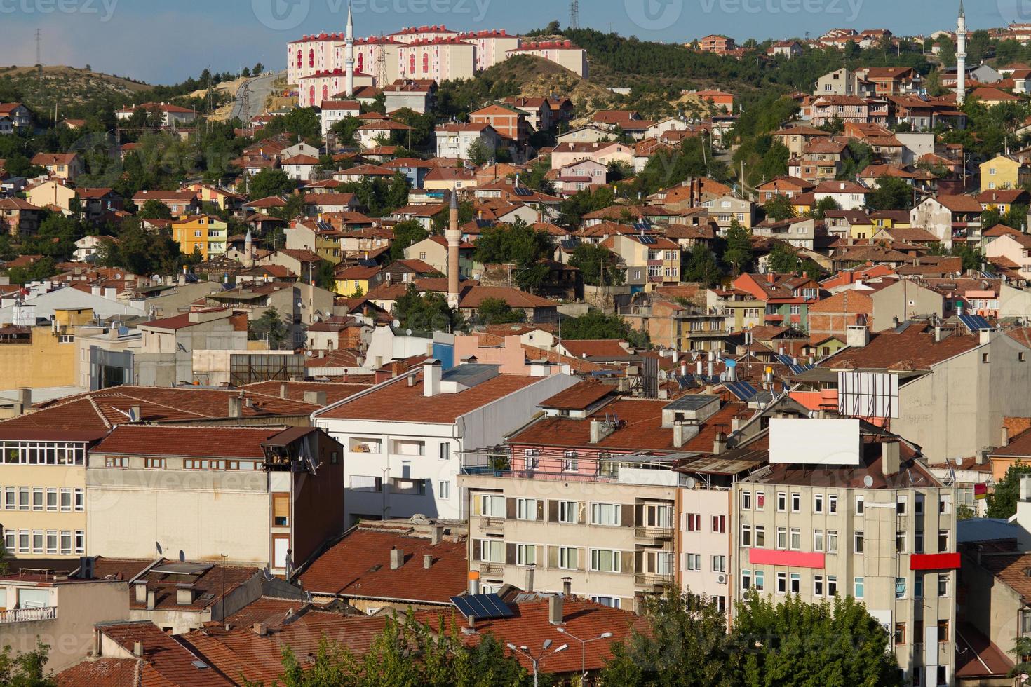 paisagem urbana de kastamonu, turquia foto