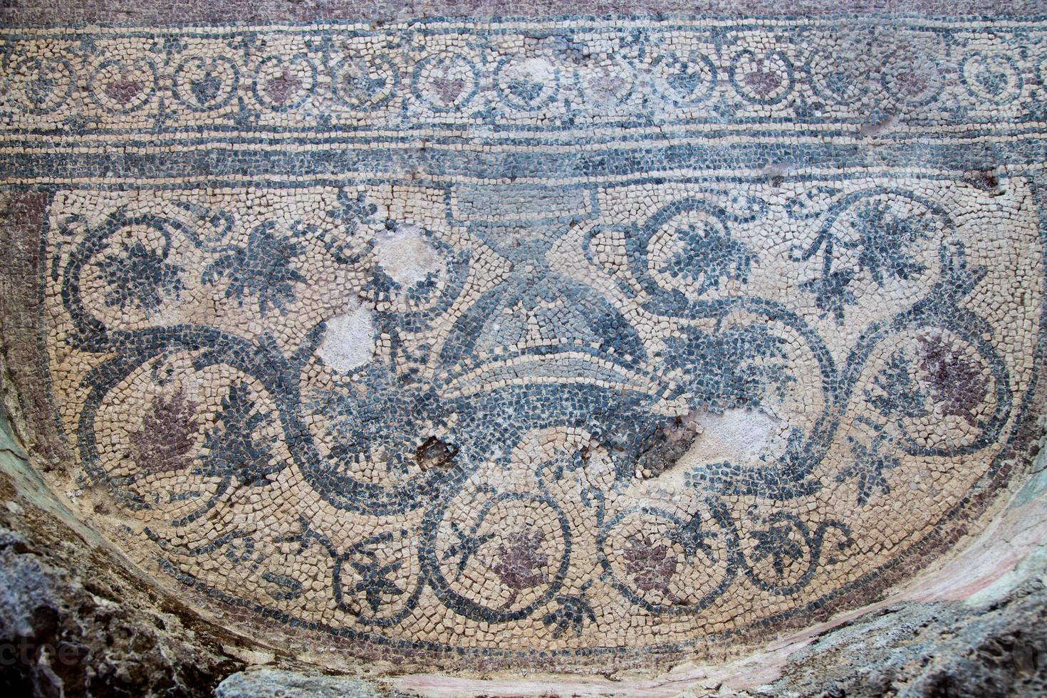 mosaico na igreja de kaunos foto