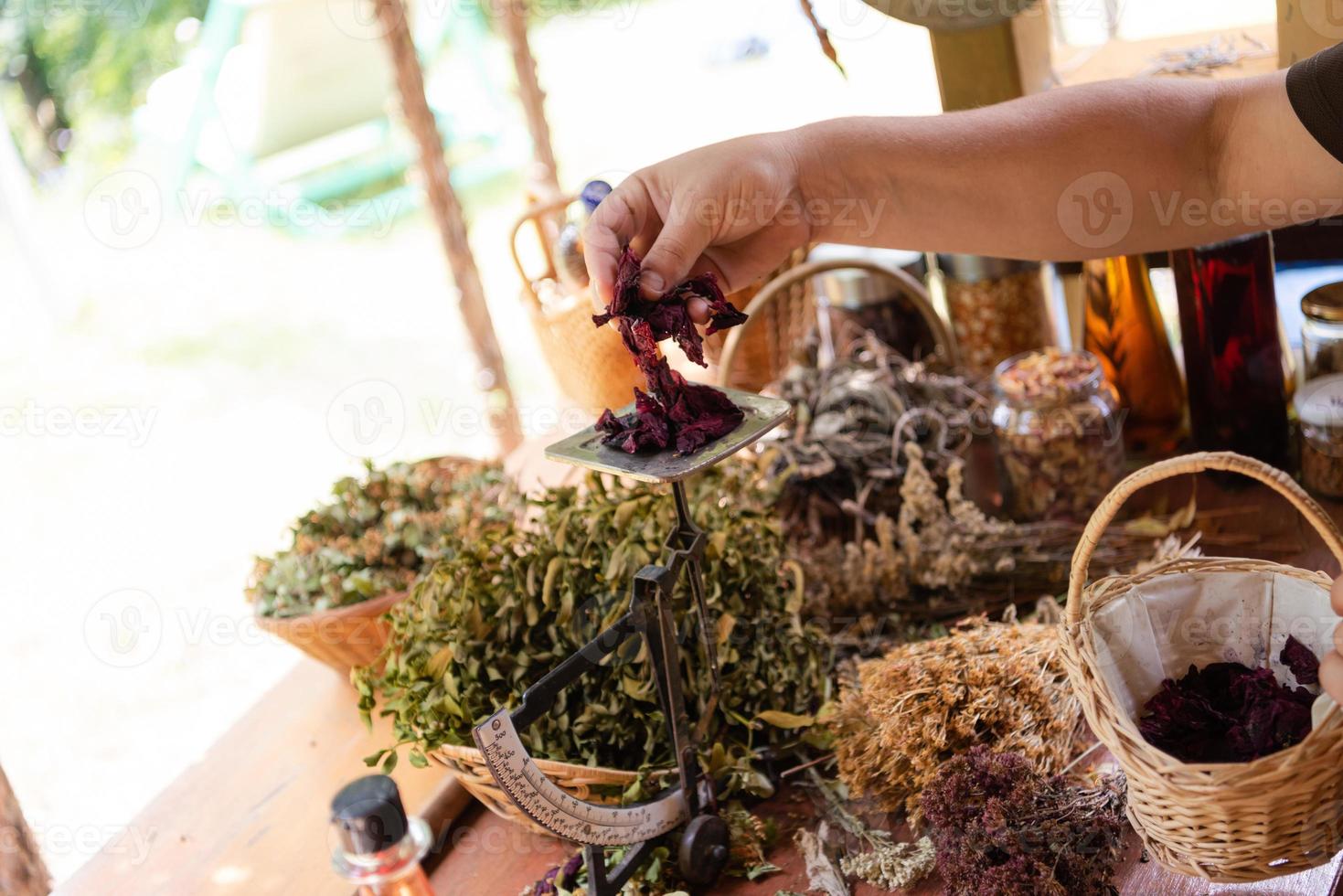 fitoterapeuta pequeno empresário foto