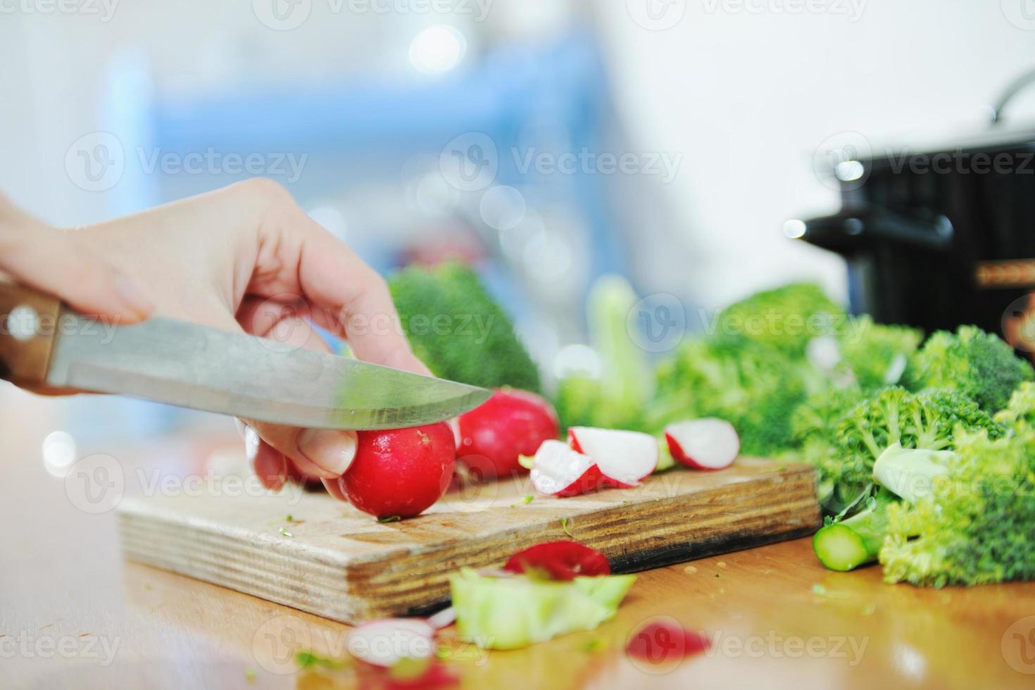 preparação de alimentos saudáveis foto