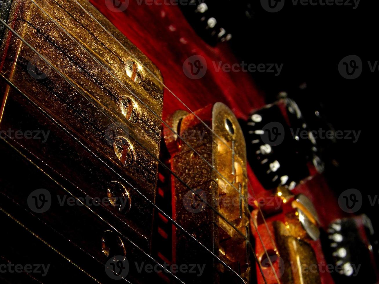 visão de guitarra elétrica foto