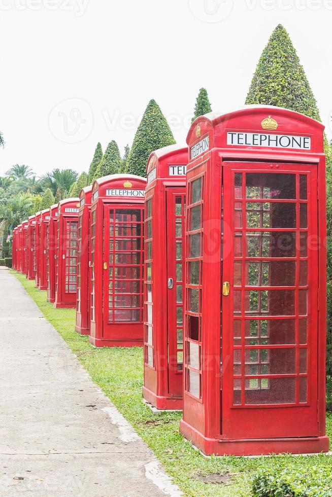 cabine telefônica vermelha britânica foto