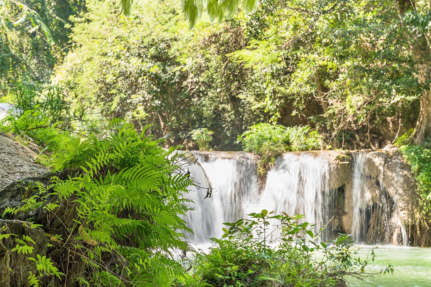 chet sao noi cachoeira no parque nacional foto