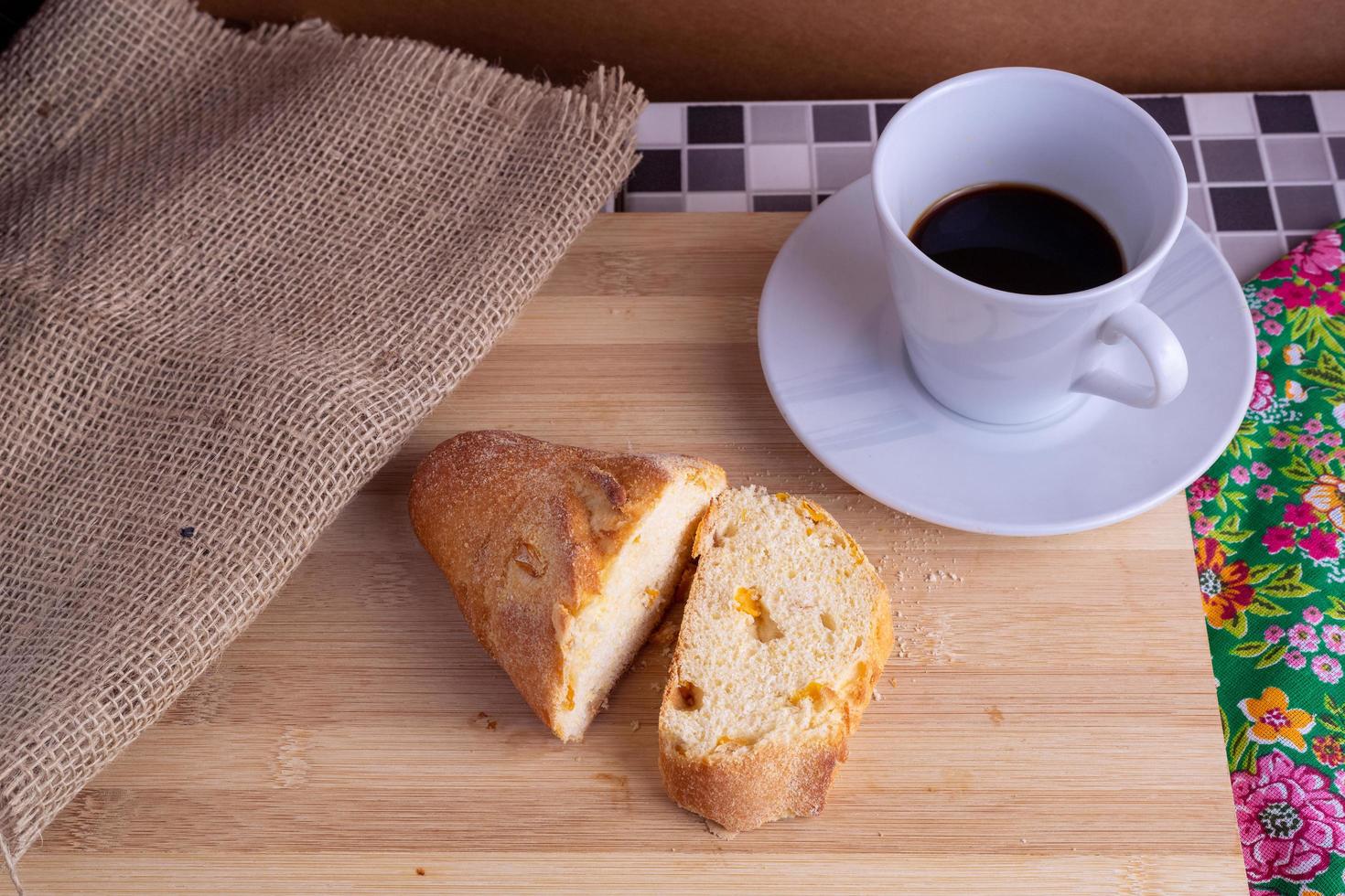 café e pão foto