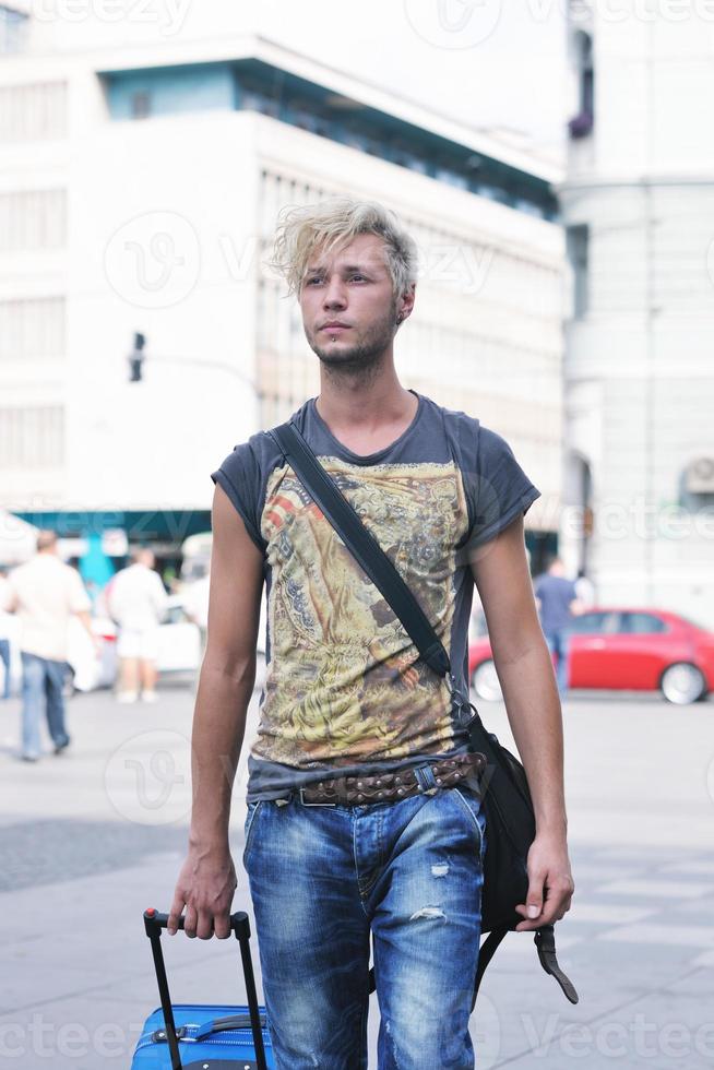 retrato de um homem bonito foto