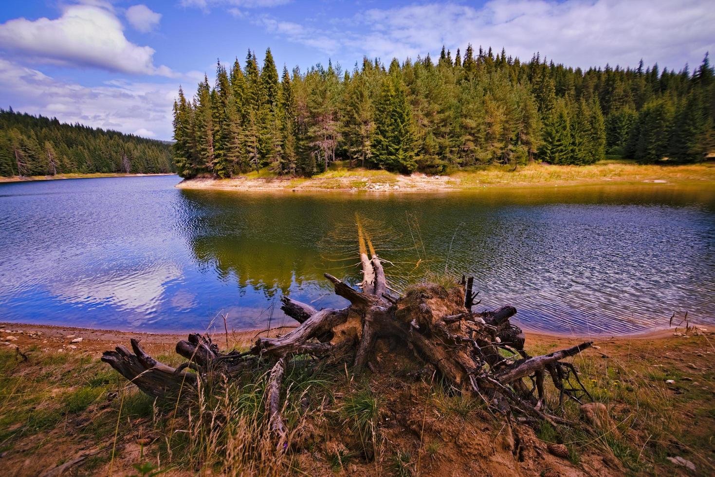 barragem na montanha foto