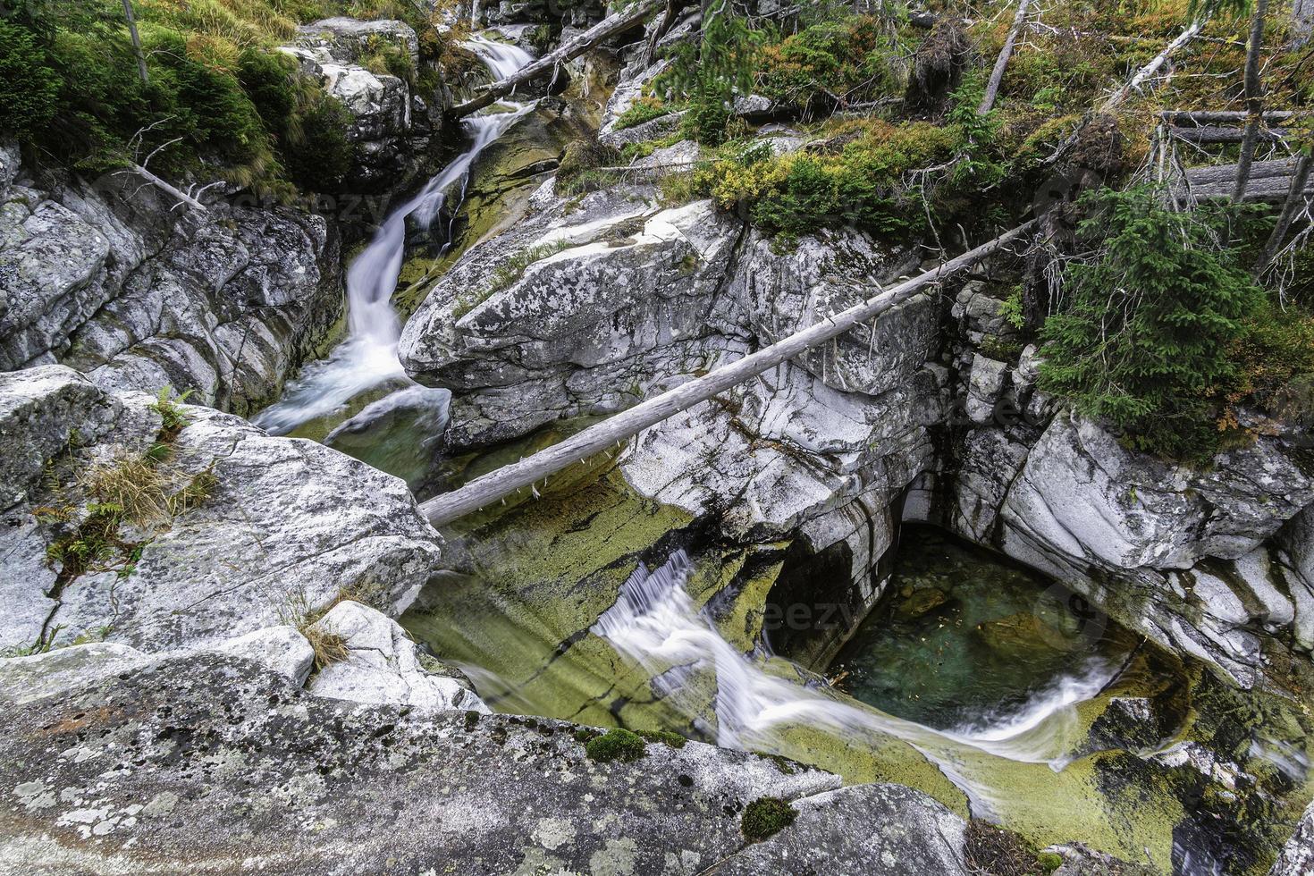 cachoeiras do córrego do estudo foto