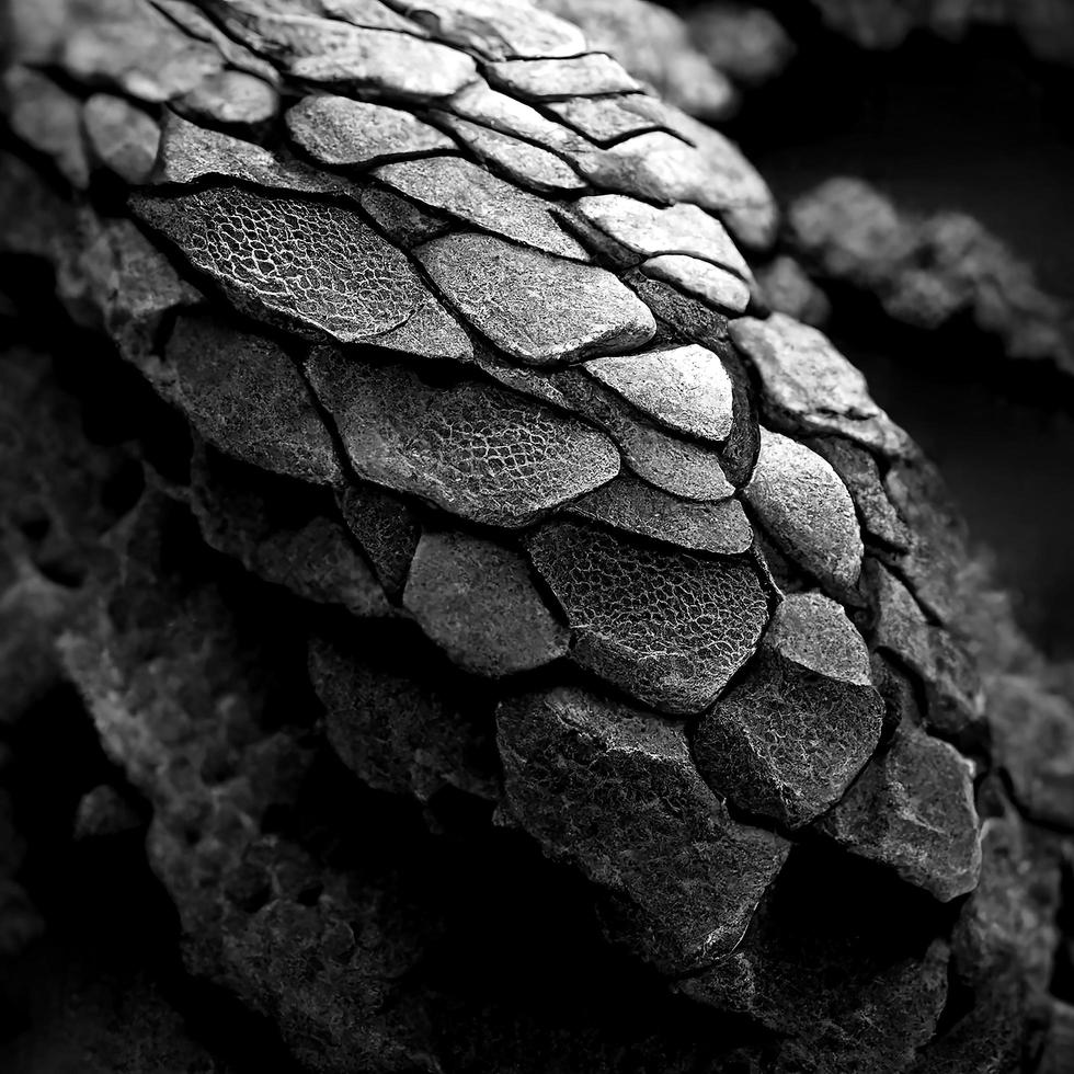 textura de escama de cobra sem costura monocromática foto