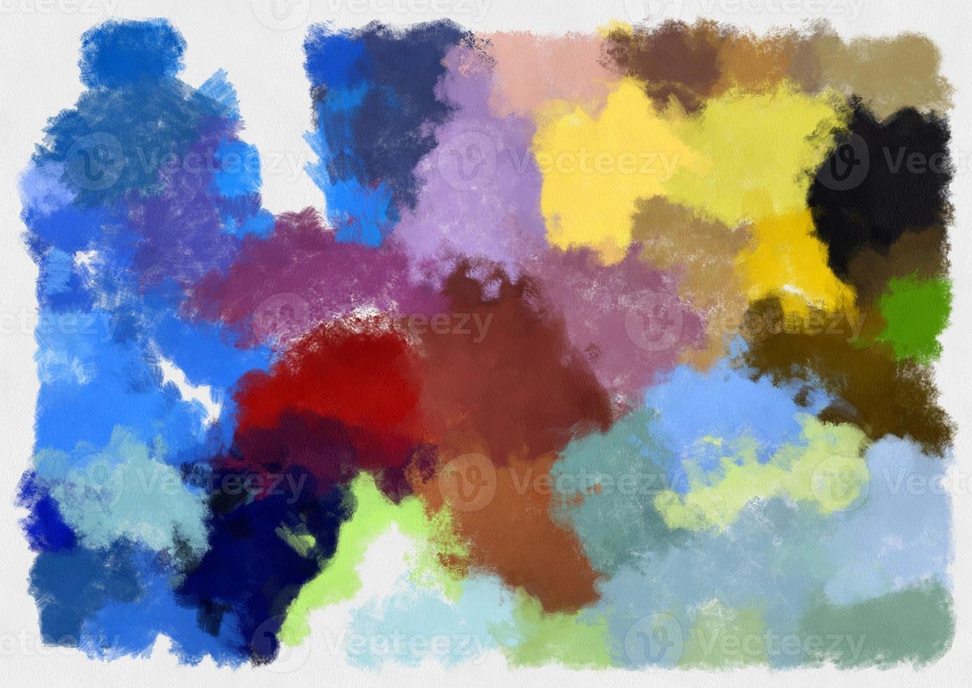 ilustração estilo fundo imagem padrão abstrato várias cores vibrantes ilustração estilo aquarela pintura impressionista. foto