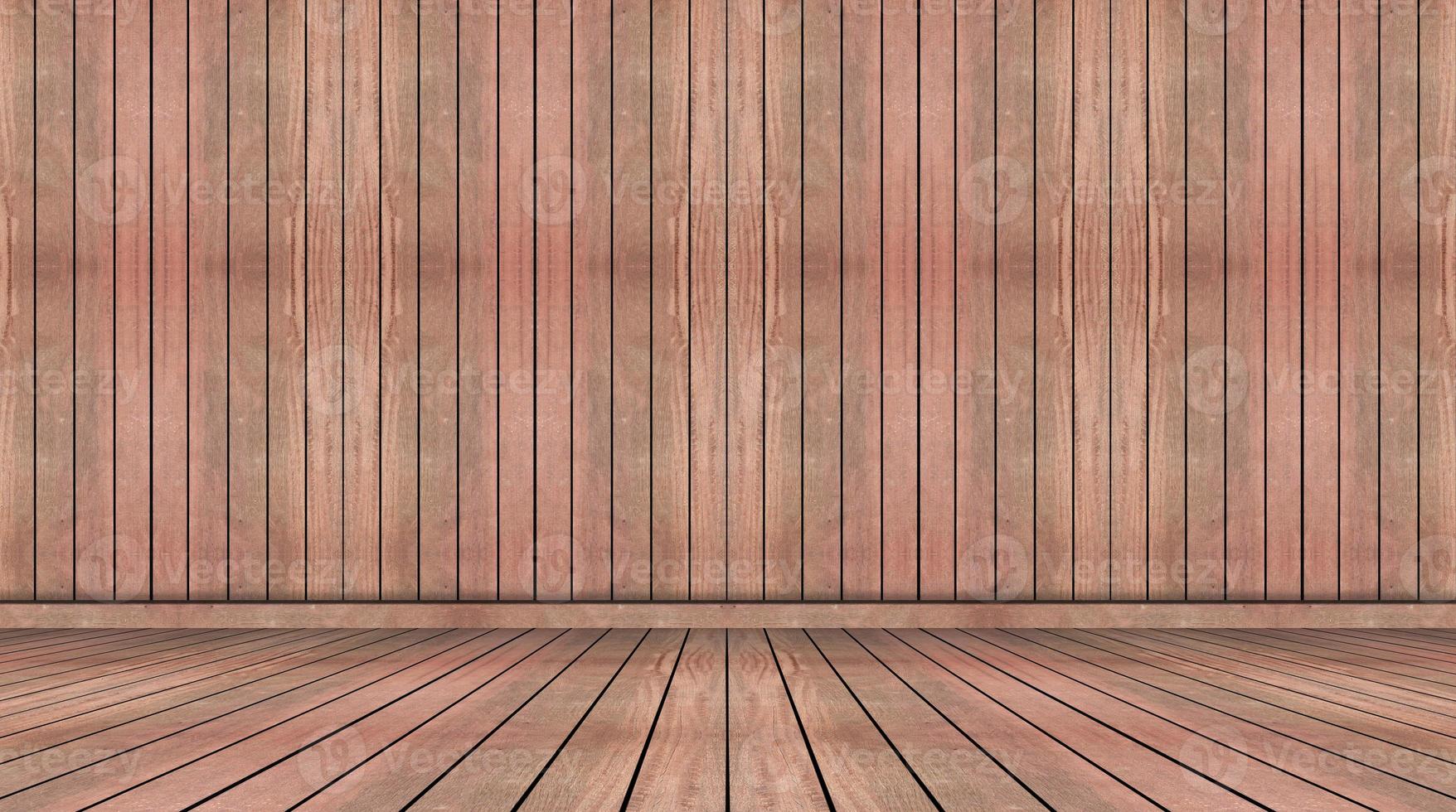 parede marrom e fundo de madeira da sala de piso foto