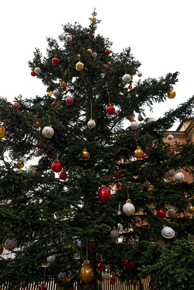 Decoração de Natal. enfeites de Natal. feliz natal conceito. foto