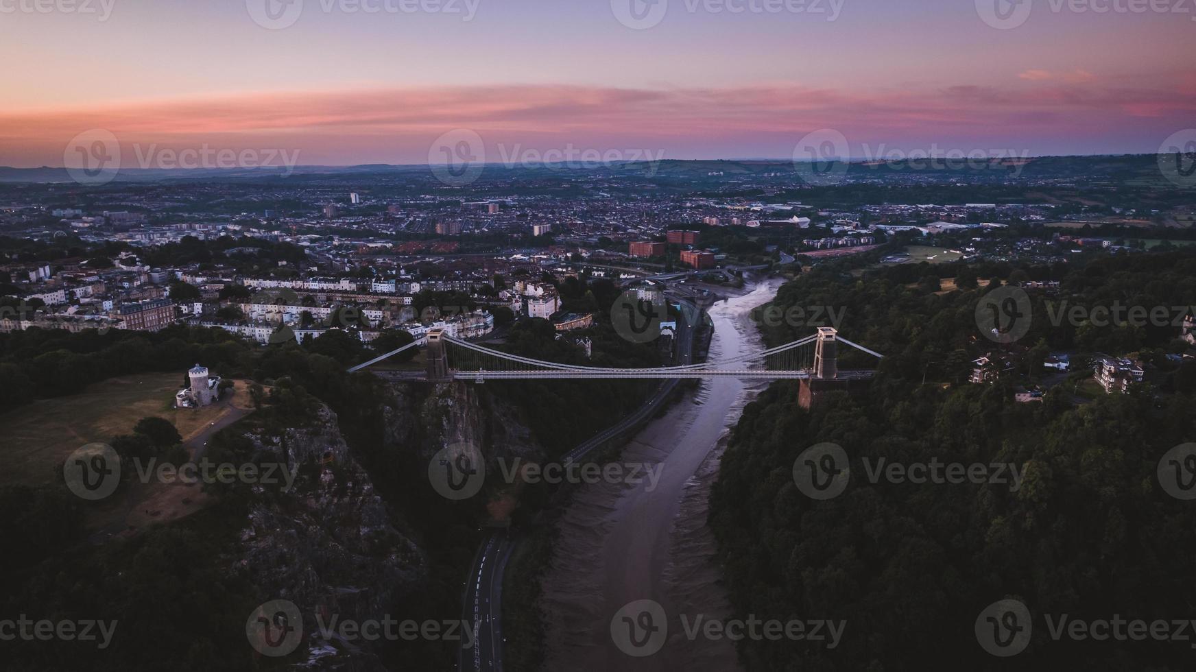 ponte suspensa de clifton em bristol foto