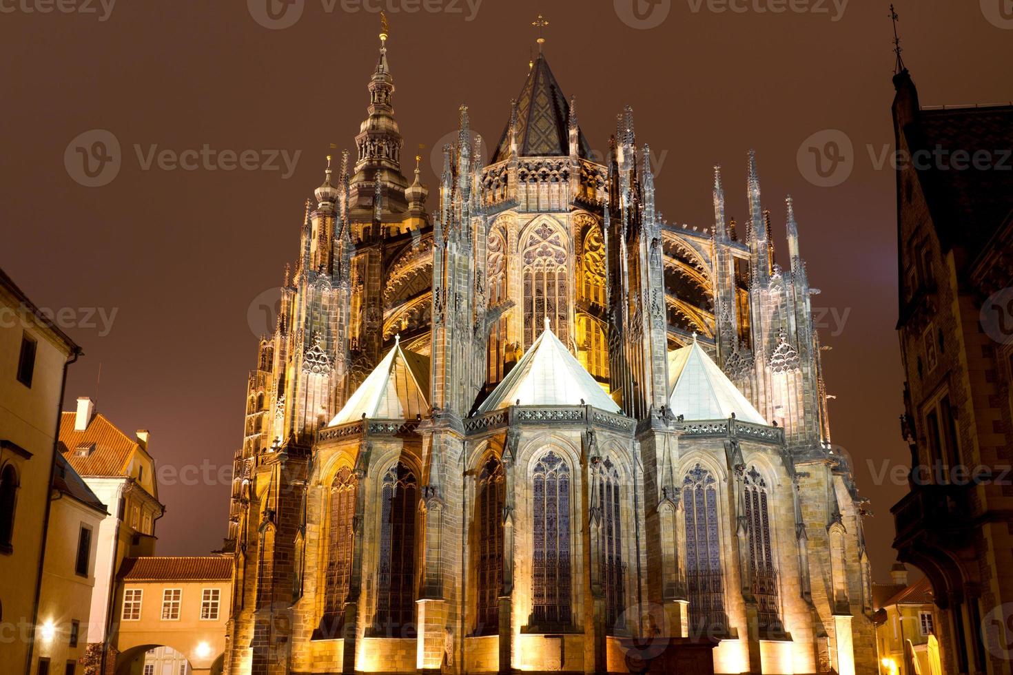 rua Catedral de Vitus, Praga, República Tcheca foto