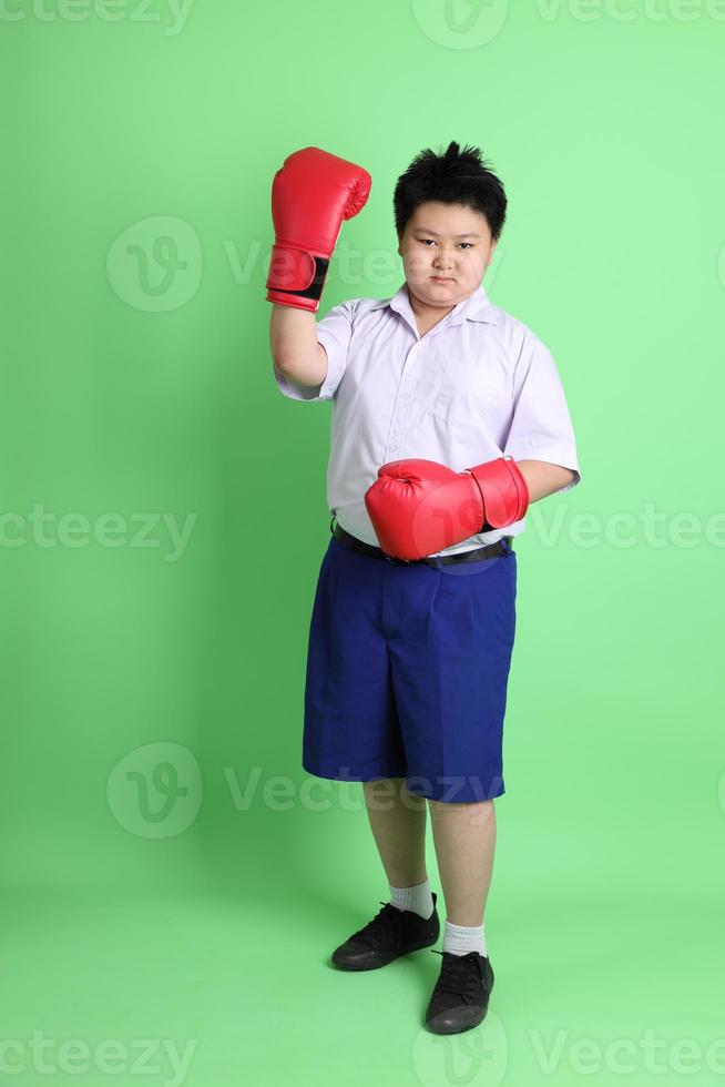 estudante de uniforme foto