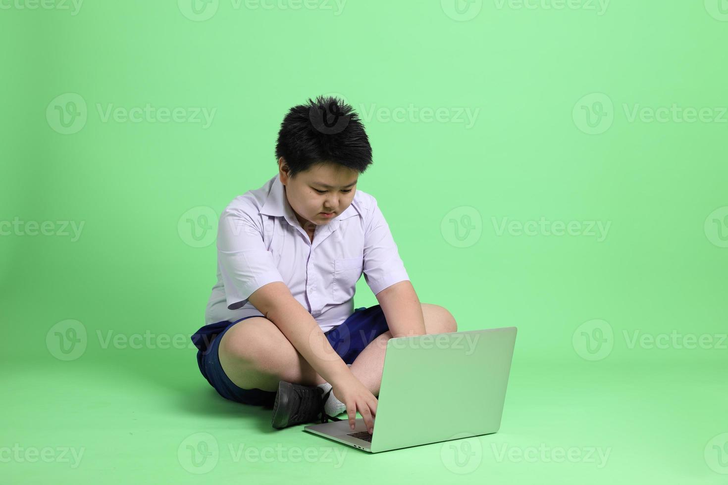 estudante de uniforme foto