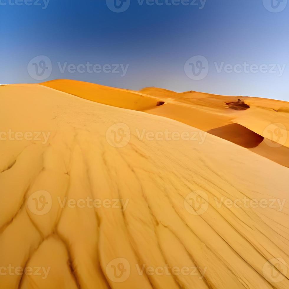 dunas de areia no deserto do saara foto