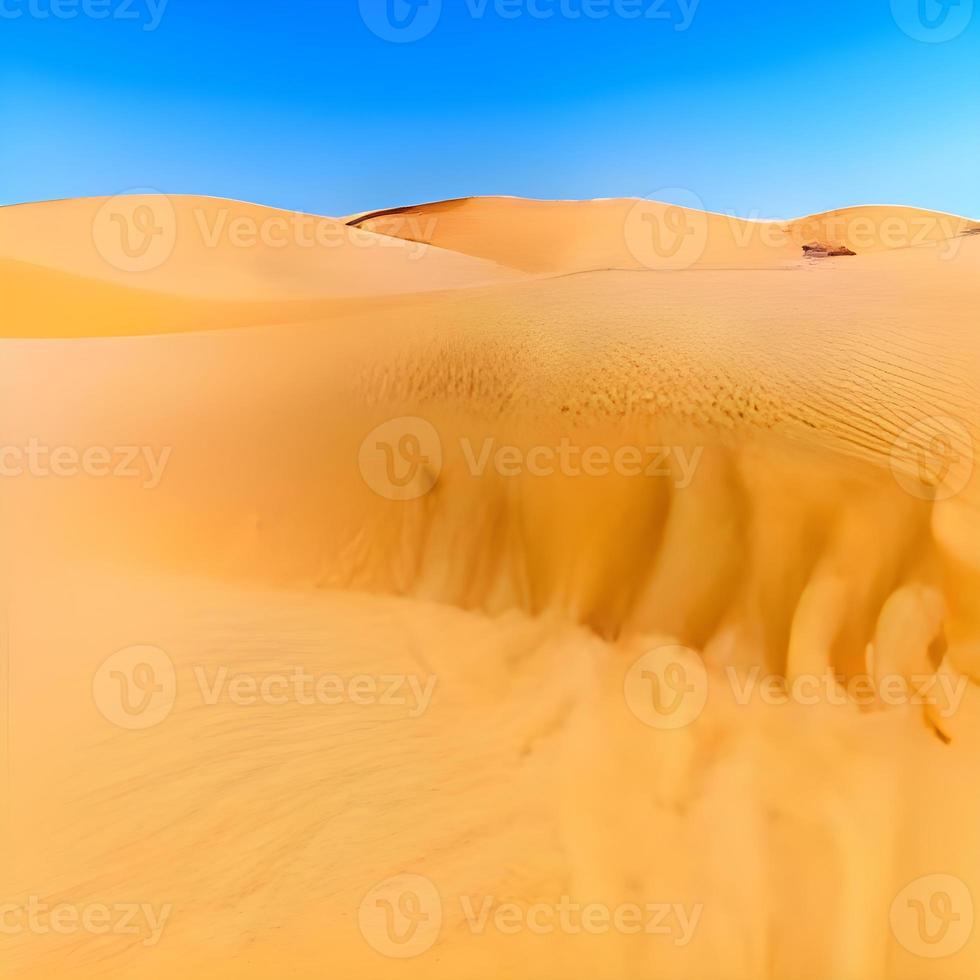 dunas de areia no deserto do saara foto