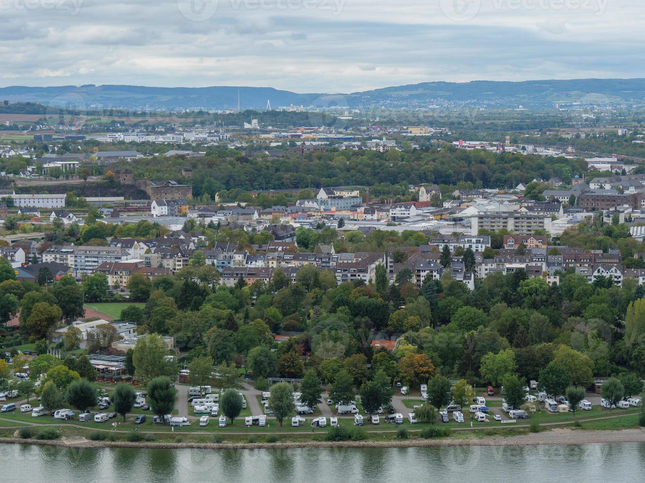 koblenz no rio reno foto