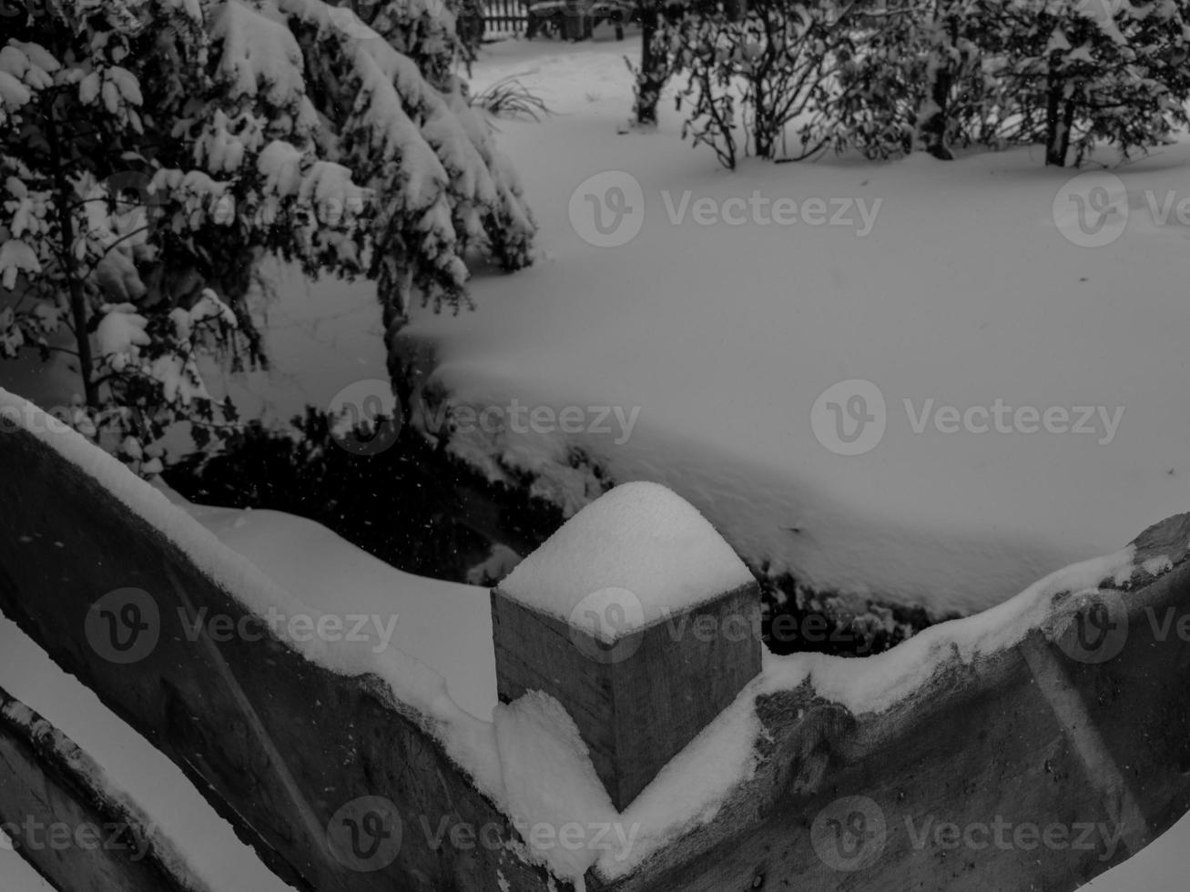 horário de inverno em te alemão muensterland foto